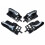 Interior Door Handle Front Rear Left &Right Side 69205-02090 69206-02090 for Scion   Matrix 2