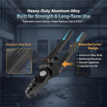 Copper Tube Rounder 6 Hole Pipe Rounding Hand Tool,Manual Copper Pipe Bender Tool Hvac/Flat Pipes Repair Pliers