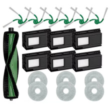 19 St Huvudsidan Borste HEPA-Filter Moppduk för 415X Combo/415 Combo/515 Combo/575 Combo Dammsugar Delar