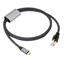 USB C Naar Ethernet Kabel Type C Naar RJ45 Netwerk Kabel Mannelijke Kabel Direct Verbonden 1000Mbps Gigabit LAN Netwerk Connector