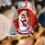 Snowman Christmas Tree Ornament A-Z Red 26-Piece 4