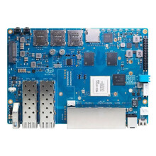 Placa de Desarrollo de Enrutador Banana Pi BPI-R4 con 4 GB de RAM MT7988A y 2 SFP, Placa de Enrutador de Código Abierto de Alto Rendimiento