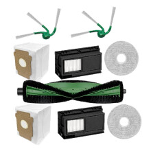 9 Stück für 415X/ 415 Combo/ 575 Combo/ 515 Combo Staubsauger Hauptseitenbürste Filter Wischpad Staubbeutel