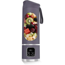 Portable Blender for Smoothies, 500ML USB Rechargeable Juicer Cup 12-Blade Personal Smoothie Blender,for Protein C