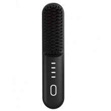 Cordless Hair Straightener Brush, Hot Comb, USB Rechargeable Travel Brush,Fast Heating,4 Temperature Settings,