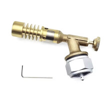 Heavy-Duty Full Gas Blow Torch with MAPP Tank Adapter for EN417 Lindal Valve Canisters