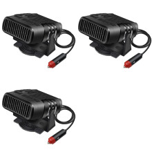 3X 4 in 1 12V 120W Autoverwarmer Elektrische Koeling Verwarmingsventilator Draagbare Elektrische Droger Voorruitontwaseming Voorruitverluchting