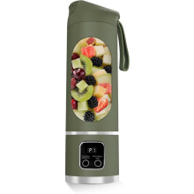 Draagbare Blender voor Smoothies, 500ML USB Oplaadbare Sapcup 12-Blad Persoonlijke Smoothie Blender, voor Eiwit B