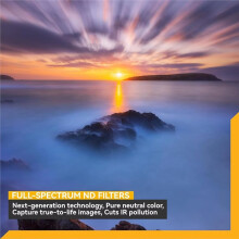 NiSi Filtro ND2 In Vetro Ottico -Coated Magnetico JetMag Pro 82MAG FS 0.3 1-Stop, Ultra-Sottile, per Appassionati di Fotografia