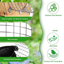 2Pcs Bluebird House Protector Guards, Bird House Entrance,for the Secure of Eastern Bluebird Homes and Their Chicks