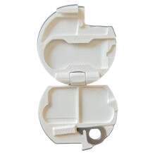 3D Geprinte SIM & TF Kaart Houder, Draagbare Geheugenkaart Opslagdoos, Schokbestendige Houder Wit