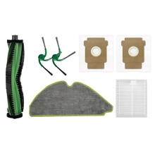 7PCS Accessories Kit for 115 Combo/115 Combo+ Vacuum Attachments Main Side Brush Filters Mop Pads Dust Bag