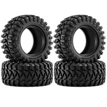 4 Stuks 90x38mm Rubber 1.9 Inch Crawlerbanden voor 1/10 1/12 voor MJX H12P MN128 RC Crawler Auto