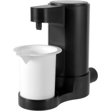 Electric Laundry Detergent Dispenser with Cup,USB Rechargeable,Adjustable Dosing for Liquid Detergent Containers Black