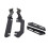 Ditch Light Brackets for  Grand Cherokee 2007-2010 Windshield Light Bracket Front A-Pillar Headlight Mounting Kit 1