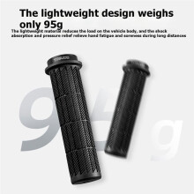 TOSUOD Bicycle Grip Anti-Slip Bicycle Handlebar Grips MTB Handle Grip Covers 22.2mm for Standard Bicycle Mountain Road Grey