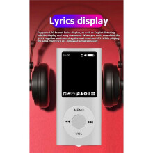 Portable Multifunctional MP3 Music Player with Headphones 1.8 Inch LCD Screen 32GB Compact Digital Audio Player B
