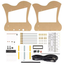 Kit de Soudure de Harpe à Détection Optique DIY, Joueur à 7 Notes, Ensemble de Formation à la Soudure Basé sur un Photo-Résistor