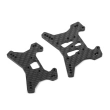 Pour LEILALUO SBK10 Plaque de Tour de Choc Avant et Arrière en Fibre de Carbone Pièces de Mise à Niveau D'Accessoires pour Voiture RC