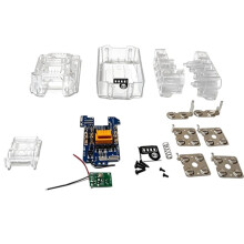 Transparente Lithium-Batteriegehäuse-Box-Kit für 18V Lithium-Batterien BL1860 BL1890 Vollständiges Gehäuse Power-Tool-Kit
