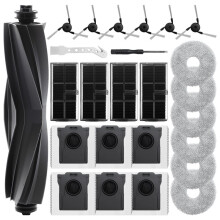 Accessories Kit for L60 Ultra FE Robot Vacuum Cleaner Replacement Parts Main Side Brush Fliter Mop 25pcs