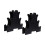 Dumbbell Stand Storage Holder Black 2 pcs 4