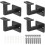 1set Stair Handrail Bracket Adjustable Railing Holder Wall Support Hand Rail Black Staircase Handrail Accessories 1