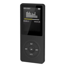 Reprodutor de MP3 Portátil com Tela LCD Microfone Embutido Rádio FM Vídeo Reprodutor Hifi MP4 Filme e-Books Reprodutores de Música