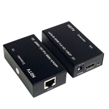 Extensor de Red de 60M para Compatible, 1080P HD A RJ45, Extensor de Red por CAT5e CAT6 LAN para PS4 TV PC Laptop