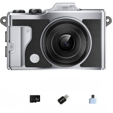 32G Thumb Digital Camera 4K HD Pocket Cam OTG Transfer Inbyggd Blixt Bärbar Barn Vintage Metall Videokamera B