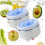 2 Pack Fruit and Vegetable Washing Machine - Titanium Electrolysis Cleaner with , Wireless Kitchen Purifier 1