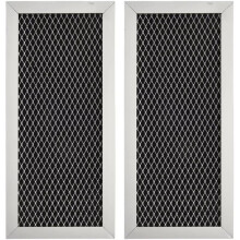 2 Pièces Filtres à Charbon en Aluminium pour Micro-Ondes JX81H WB02X10956 Remplacement Parfait pour un Environnement de Cuisine Amélioré