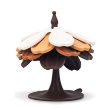 Set de 4 Sous-Verres en Silicone - Tapis Résistant à la Chaleur pour Plats Chauds, Décor de Cuisine avec Design de Feuilles D'Automne et Support