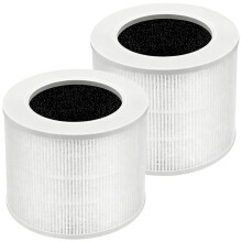 Filtro di Ricambio da 2 Pezzi per il Filtro 'Aria Purificatore per Levoit Core per 3-In-1 Ad Alta Efficienza In Carbonio Attivo