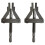 2pcs 2-Jaw Internal Broken Screw Extractor Tool Broken Bolt Remover Easy Out Extractor Kit for Damaged Screws Bolts 1