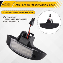 LED License Number Plate Light for Ducato Jumpy Jumper Boxer 1303499808 9645268380