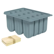 Ensemble de Moules à en Silicone à 12 Cavités avec 50 Bâtonnets Fabricant de Glace Fait Maison pour Moule à , Moule pour Gâteaux