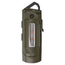 Rechargeable Flashlight with Adjustable Magnetic Hook, UV & Side Light, Buzzer Alarm, Compact Pocket Green