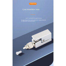 Adattatore Accoppiatore In Fibra Nuda FC Square FTTH con Connettore In Fibra Nuda per Test con Penna Ottica A Luce Rossa OTDR