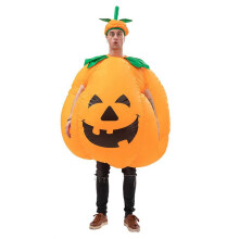 2X Costume Gonflable de Citrouille Adulte Drôle Robe Halloween Carnaval Nuit Jeu de Rôle Robe de Fête D'Anniversaire de Noël