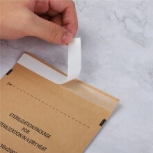 100Pcs Sacs à Chaleur Sèche Auto-Adhésifs, Sacs Jetables pour Autoclave pour Outils de Nail Art, de Tatouage et Dentaires M