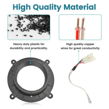 82-7501 Speaker Spacer Adapter W/ 72-5602 Speaker Wiring Harness for 3 6 CX-5 CX-9 2013-2020 Front Door Speaker