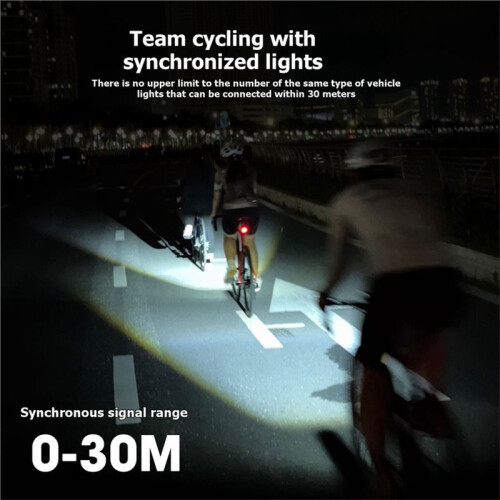 CYCLAMI 2000 Lumen Bicycle Headlight Wireless Remote Control Bicycle Headlight Under Handlebar MTB Road Night Riding