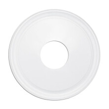 Molded PU Ceiling Medallion for Light Fixtures and Ceiling Fans,13x4x1-1/8in(OD X ID X P) (Fits Canopies to 10-1/2in)