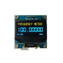 Módulo de Medidor de Frecuencia PLJ-096OLED-L1 1kHz-100MHz Herramienta de Medición de Señal Digital Pantalla OLED de 0.96 Pulgadas