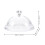 Transparent Cake Stand with Dome PP 10.5 Inches 2