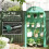 Four Shelf Mini Greenhouse - Green 7