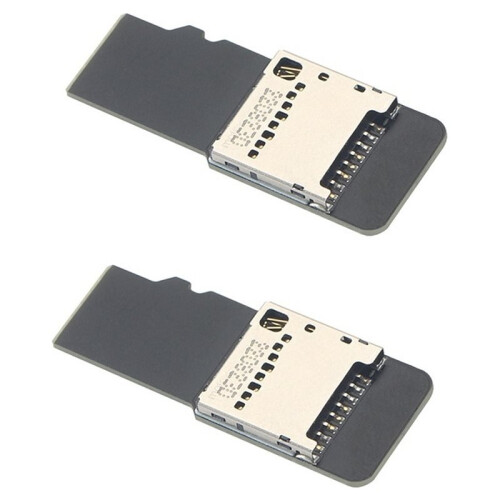 2PCS TF Memory Card Extender Test Tool  Male to Female Extension Adapter for Mobile Computer 3D Printer MP3 MP4