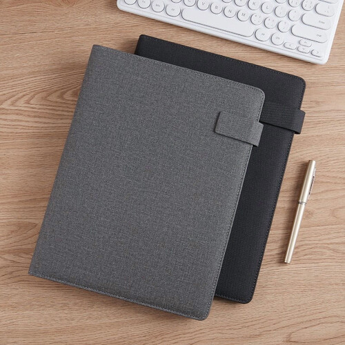 A4 Padfolio Document Organizer with Secure Closure