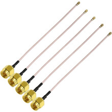 5pcs SMA to IPX SMA Male to UFL/U.FL/MHF1 Coaxial Cable IPX to SMA Male Plug WiFi Antenna Pigtail Extension Cable RG178